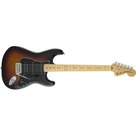 Fender Stratocaster HSS Electric Guitar, Maple Fingerboard, 3-Color Sunburst