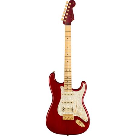 Fender Tash Sultana Stratocaster Electric Guitar, Maple Fingerboard, Transparent Cherry