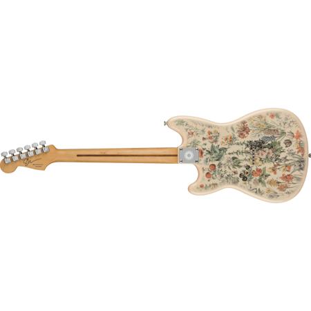 Fender Artist Shawn Mendes Musicmaster Electric Guitar, Maple, Yellow Floral