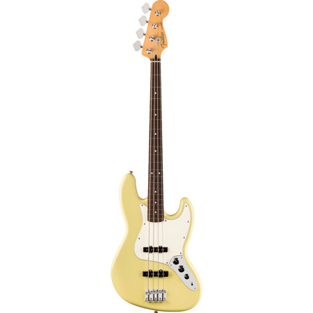 Fender Player II Jazz Electric Bass Guitar, Rosewood Fingerboard Hialeah Yellow