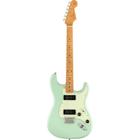 Fender Noventa Stratocaster Electric Guitar, Maple Fingerboard, Surf Green