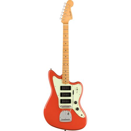 Fender Noventa Jazzmaster Electric Guitar, Maple Fingerboard, Fiesta Red