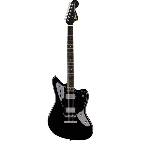 Fender Limited Edition Player Fusion Jaguar Baritone Electric Guitar Black