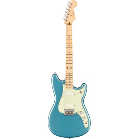 Fender Player Duo Sonic Electric Guitar, Maple Fingerboard, Tidepool