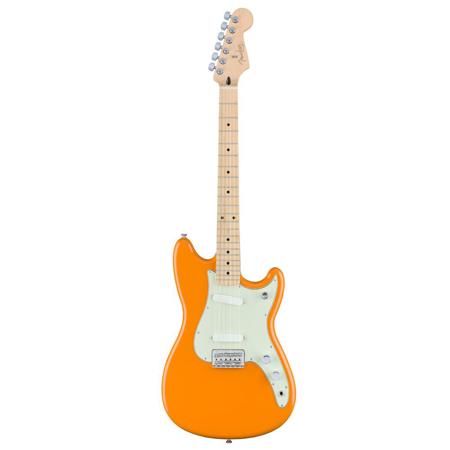 Fender Offset Series Duo-Sonic 6-String Electric Guitar, Capri Orange