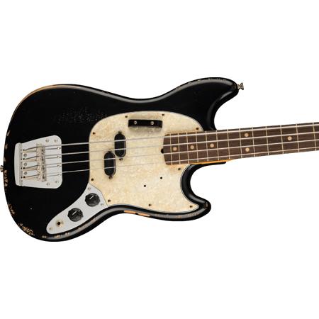 Fender JMJ Road Worn Mustang Bass Guitar, Rosewood Fingerboard