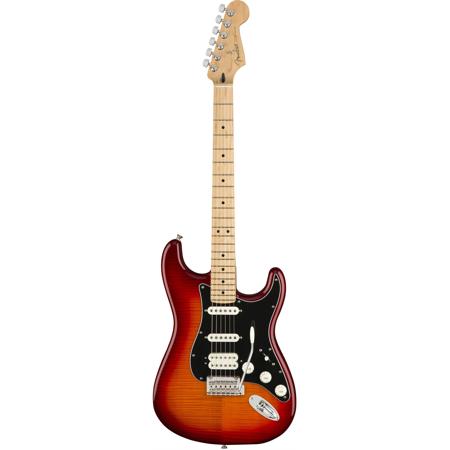 Fender Player Strat HSS Plus Top Electric Guitar Maple, Cherry Burst W/ACC KIT