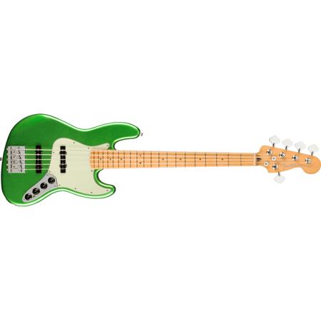 Fender Player Plus Active Jazz Bass V 5-String Bass Guitar, Cosmic Jade