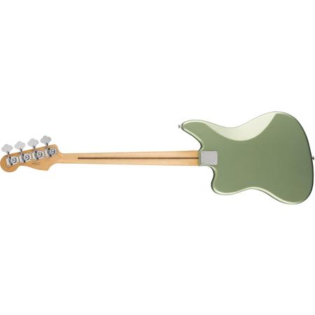 Fender Player Jaguar Electric Bass Guitar, Pau Ferro, Sage Green Metallic