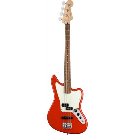 Fender Player Jaguar Electric Bass Guitar, Pau Ferro Fingerboard, Sonic Red