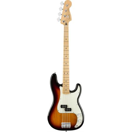 Fender Player Precision Electric Bass Guitar, Maple Fingerboard, 3-Color Sunburst