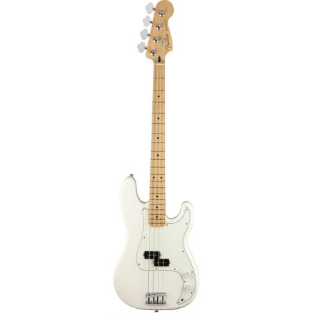 Fender Player Precision Electric Bass Guitar, Maple Fingerboard, Polar White