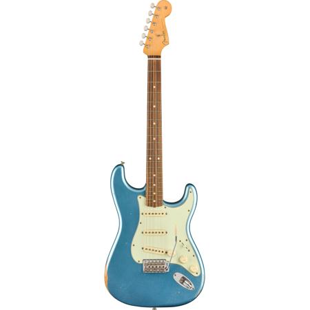 Fender Vintera Road Worn '60s Stratocaster Electric Guitar, Lake Placid Blue