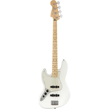Fender Player Jazz LH Electric Bass Guitar, Maple Fingerboard, Polar White