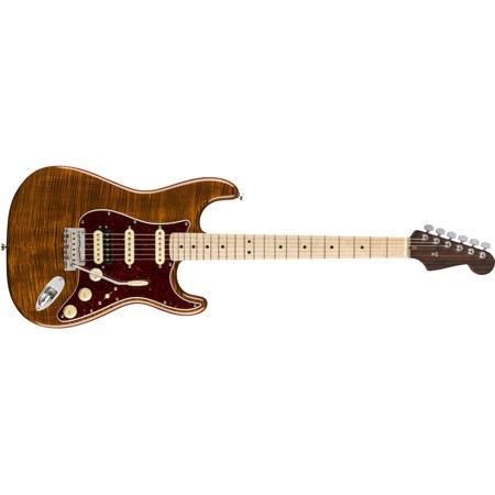 Fender Rarities Flame Maple Top Stratocaster, Maple Fingerboard, Golden Brown