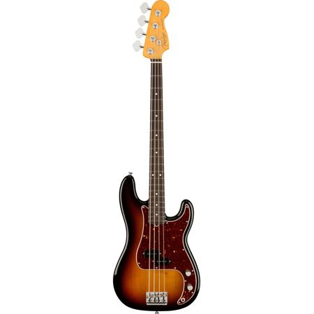Fender American Professional II Precision Bass Guitar, Rosewood Fingerboard, 3-Color Sunburst