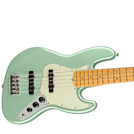 Fender American Professional II Jazz Bass V Guitar, Maple, Mystic