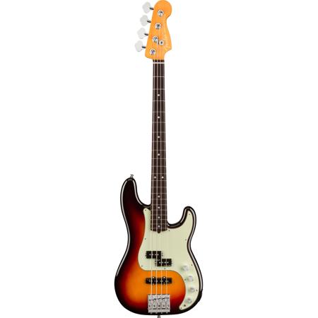 Fender American Ultra Precision Bass Electric Guitar, Rosewood Fingerboard, Ultraburst