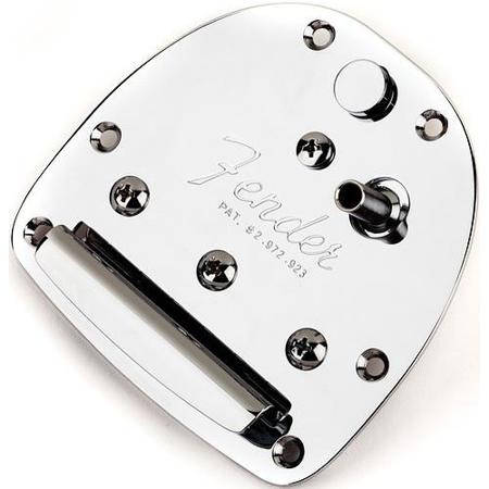 Fender Tremolo Assembly for Import Jaguar/Jazzmaster Guitar, Chrome