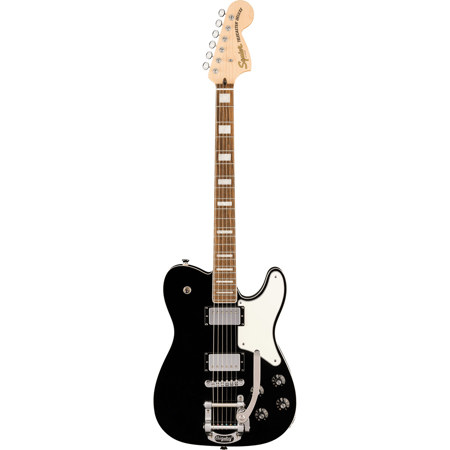 Fender Paranormal Troublemaker Telecaster Deluxe Bigsby Electric Guitar Black