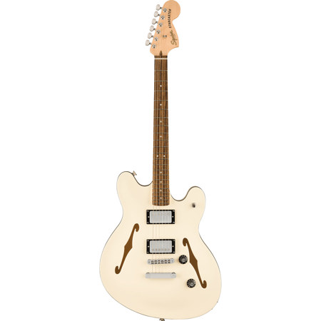 Fender Squier Affinity Series Starcaster Deluxe Electric Guitar Olympic White