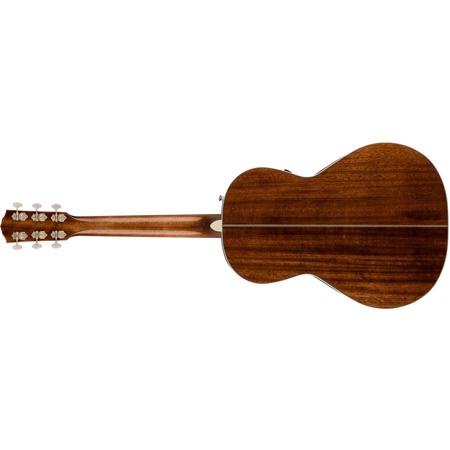 Fender PM-2 Paramount Standard Parlor AE Guitar, Rosewood, Natural