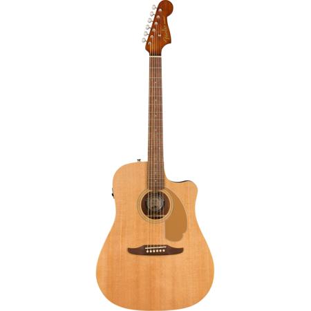 Fender Redondo Player Dreadnought AE Guitar, Walnut Fingerboard, Natural