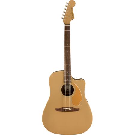 Fender Redondo Player AE Guitar, 20 Fret, Walnut Fingerboard, Bronze Satin