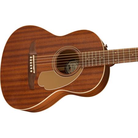 Fender Sonoran Mini Acoustic Guitar, Natural Mahogany 0970770122