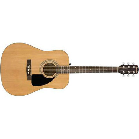 Fender FA-115 Dreadnought Acoustic Guitar Pack V2, Laminated Hardwood, Natural