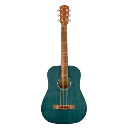 Fender FA-15 3/4 Scale Steel String Acoustic Guitar with Gig Bag, Walnut Fingerboard, Blue