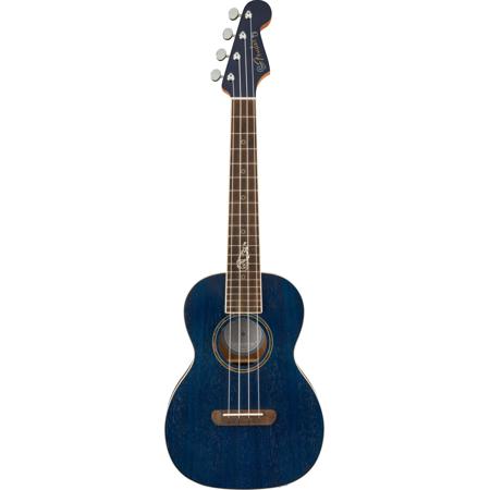 Fender Dhani Harrison Ukulele Walnut Fingerboard Sapphire Blue 0971752127