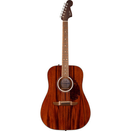 Fender California Deluxe Redondo Mahogany Acoustic Electric Guitar, Natural