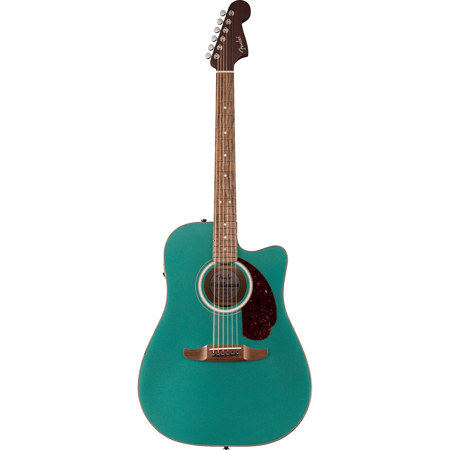 Fender California Deluxe Redondo CE Acoustic Electric Guitar Sherwood Green Right-Handed
