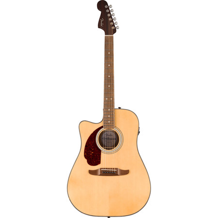 Fender California Deluxe Redondo CE Acoustic Electric Guitar Natural Left-Handed