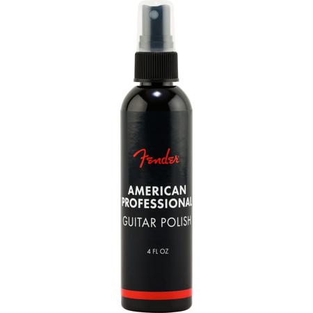 Fender American Professional 4 oz Guitar Polish and Dual-Sided Super-Soft Microfiber Cloth, 2-Pack