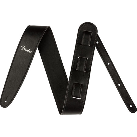 Fender 2.5" Vegan Leather Strap, Black