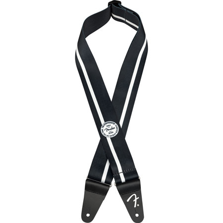 Fender 70th Anniversary Polyester Guitar Strap, Black