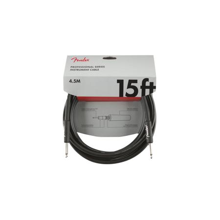 Fender Professional Series Instrument Cable, 15' Straight/Straight, Black