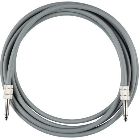 Fender 70th Anniversary 10' 1/4" Straight to Straight Instrument Cable, Gray