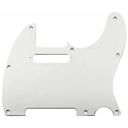 Fender 1-Ply 8-Hole Pickguard for Telecaster Guitars, Chrome