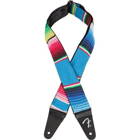 Fender 2" Serape Strap, Blue Multi-Color