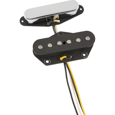 Fender Coastline '63 Telecaster Pickup, 2-Pack, Black/Chrome