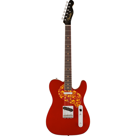 Fender Limited Edition Raphael Saadiq Signature Telecaster Electric Guitar, Dark Metallic Red