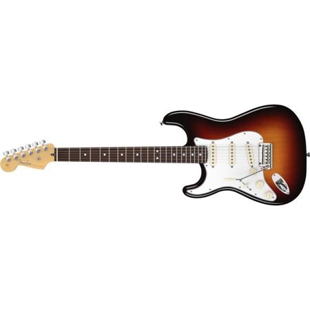 Fender American Standard Stratocaster, Left-Handed, Rosewood Fingerboard, 3-Color Sunburst