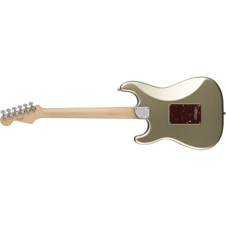Fender American Elite Strat HSS Shawbucker Electric Guitar, Maple, Champagne
