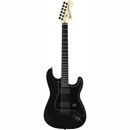 Fender Artist Series Jim Root Stratocaster Electric Guitar, Maple Fingerboard, Flat Black