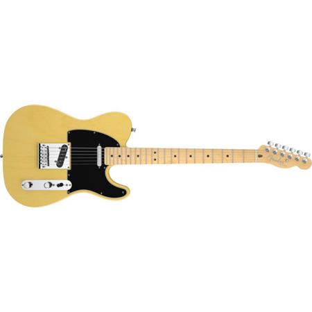 Fender American Deluxe Telecaster Ash Guitar, Maple Fingerboard, Butterscotch Bl