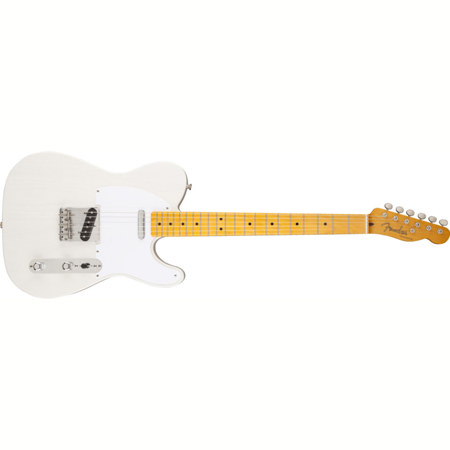 Fender '50s Telecaster Lacquer Electric Guitar, Maple Fingerboard, White Blonde