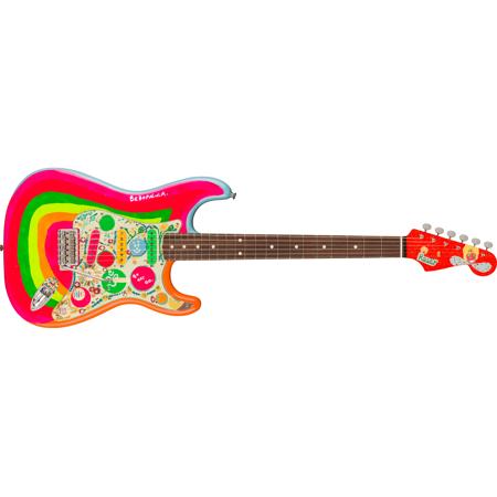 Fender George Harrison Rocky Stratocaster Guitar, Hand Painted Rocky Artwork